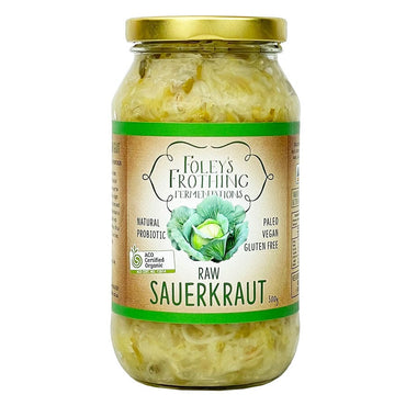 Foleyâ€™s Frothing Fermentations Raw Sauerkraut 250g
